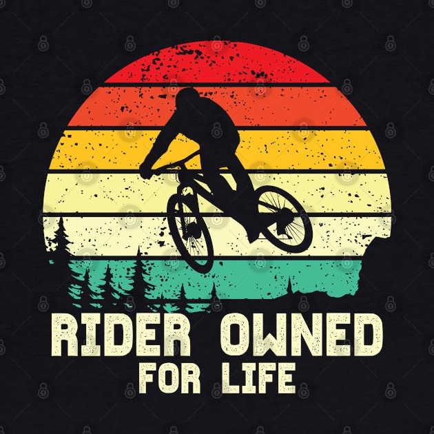 Rider owned for life vintage by Mako Design 